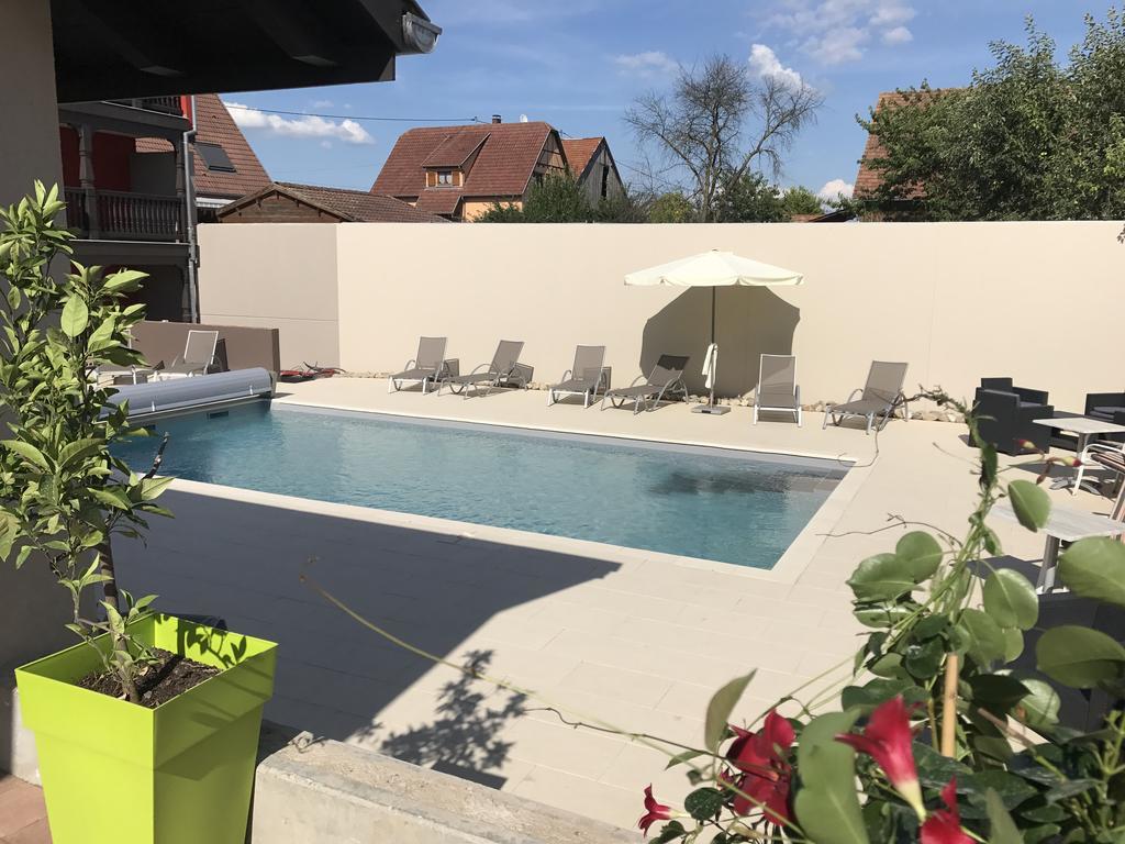 Au Soleil, Hotel Restaurant & Spa Valff Eksteriør bilde