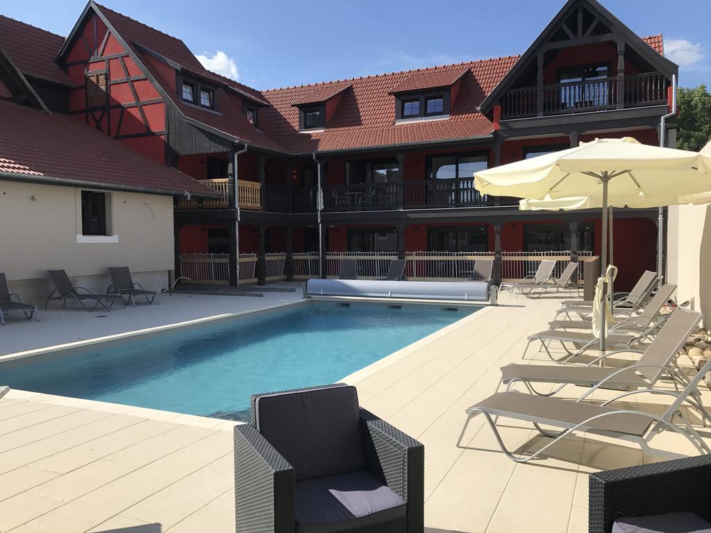 Au Soleil, Hotel Restaurant & Spa Valff Eksteriør bilde