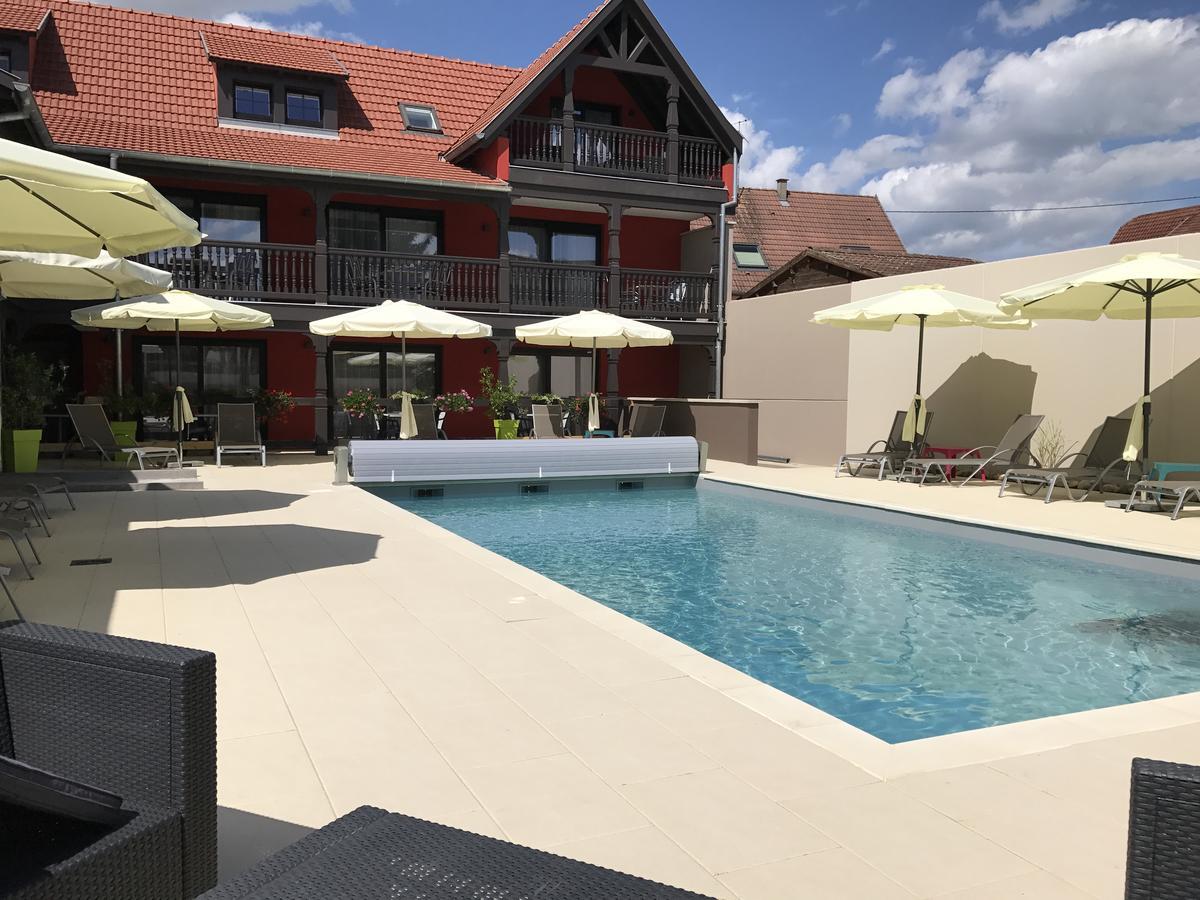 Au Soleil, Hotel Restaurant & Spa Valff Eksteriør bilde